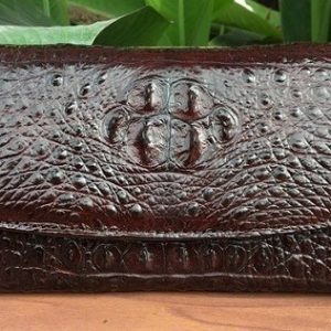 MC-Luxury-store-crocodile-money-clip-wallet-for-women-dark-brown