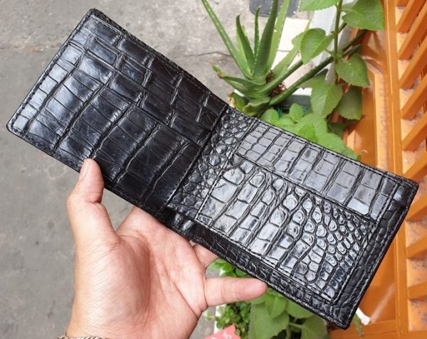 Double-side-hand-skin-Crocodile-purse