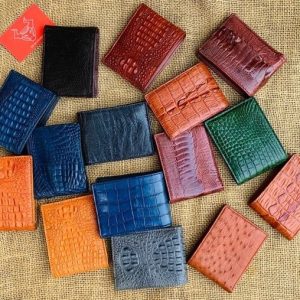 Mini-crocodile-leather-wallet-ostrich-leather-wallet