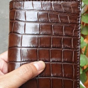 Genuine-crocodile-bifold-wallet